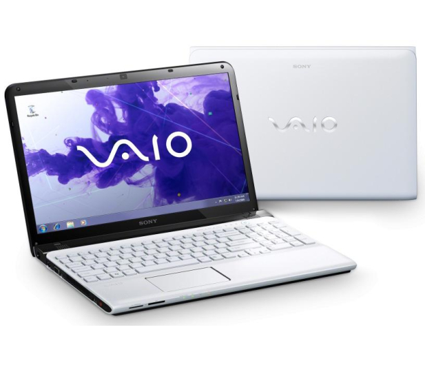 Sony Vaio E i3-2370M/4GB/320/DVD-RW/7HP64 biały - 82017 - zdjęcie